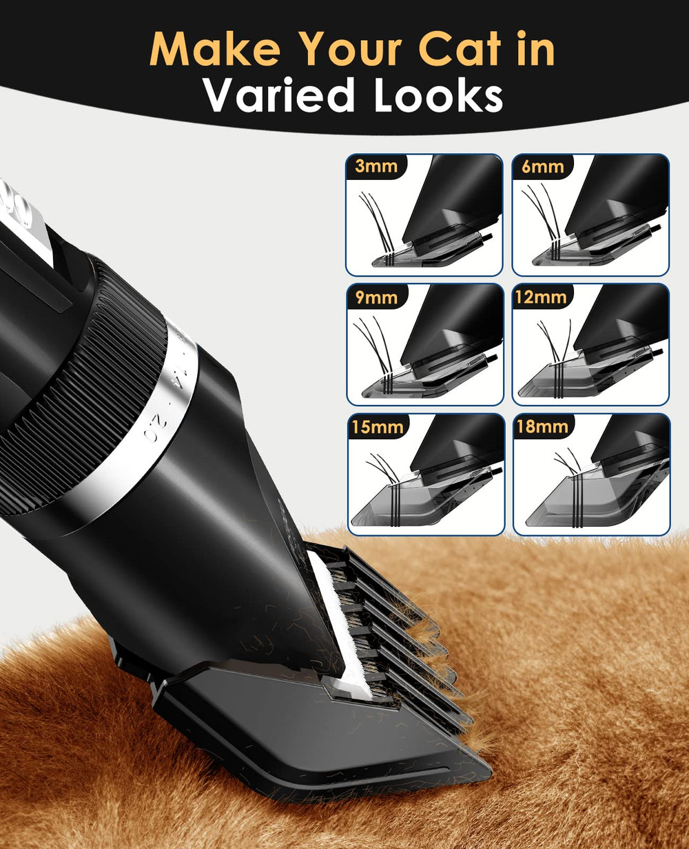 Oneisall cleaning brush comb and scissor included for maintenance