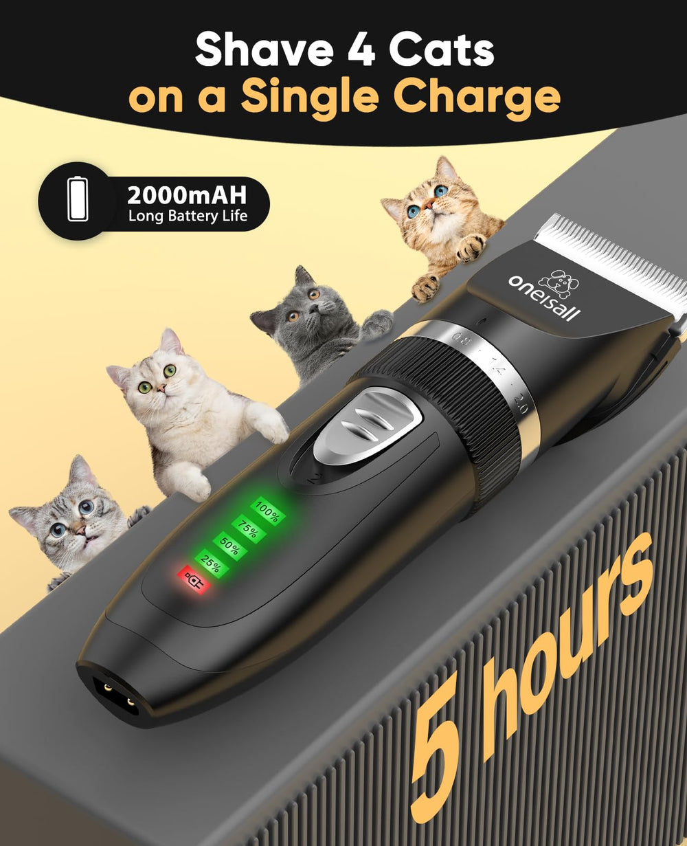 Oneisall cordless design makes quick grooming easier