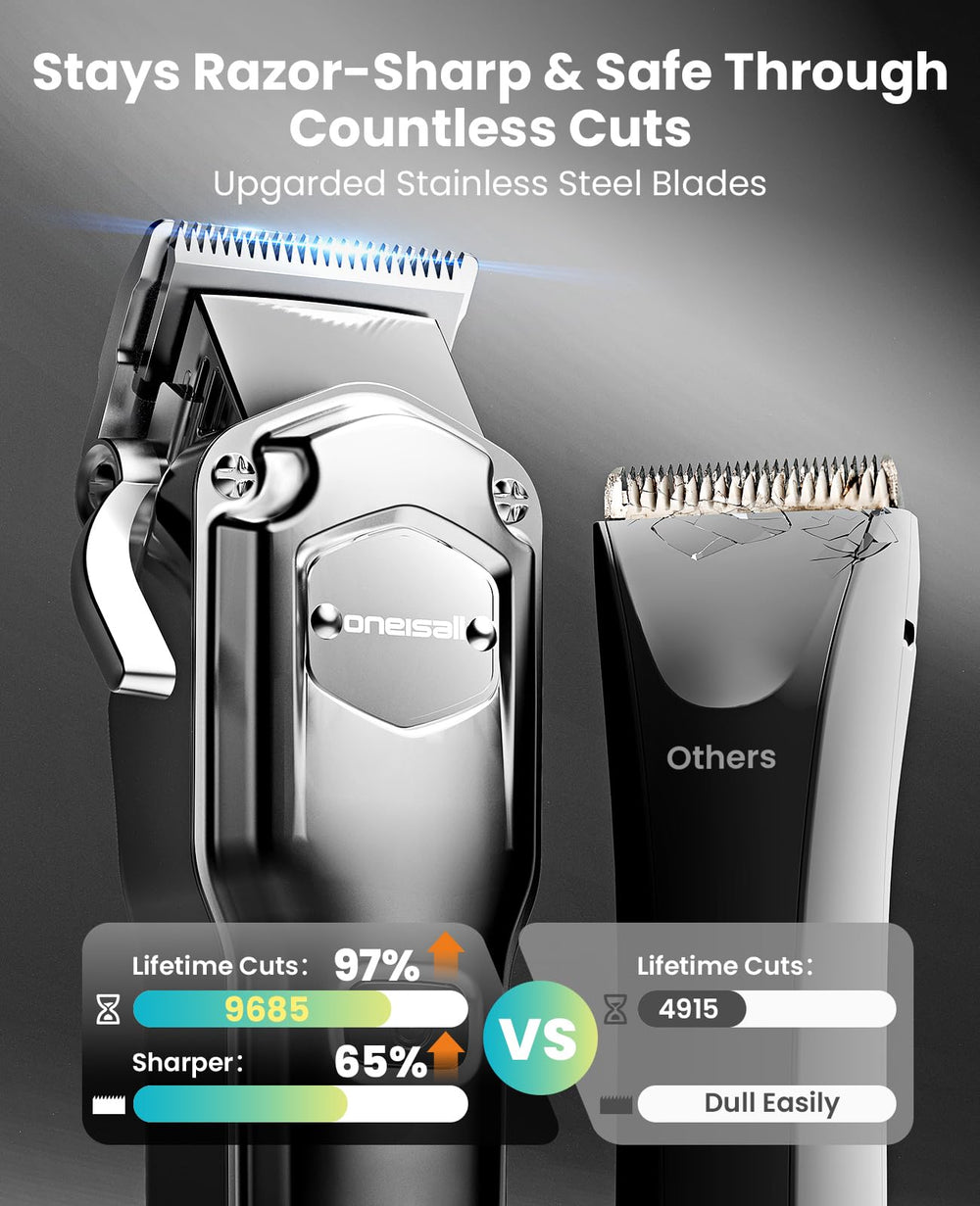 oneisall cordless grooming clipper provides wireless convenience