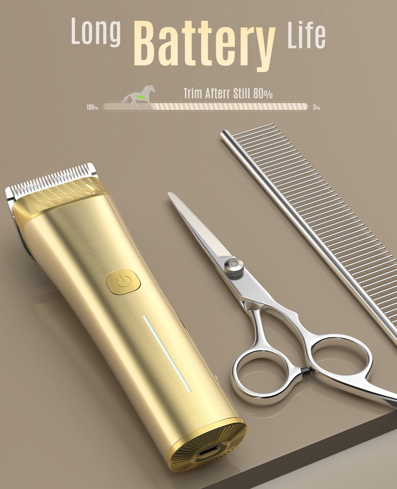 Oneisall cordless clippers charging cable in the kit for ongoing use.
