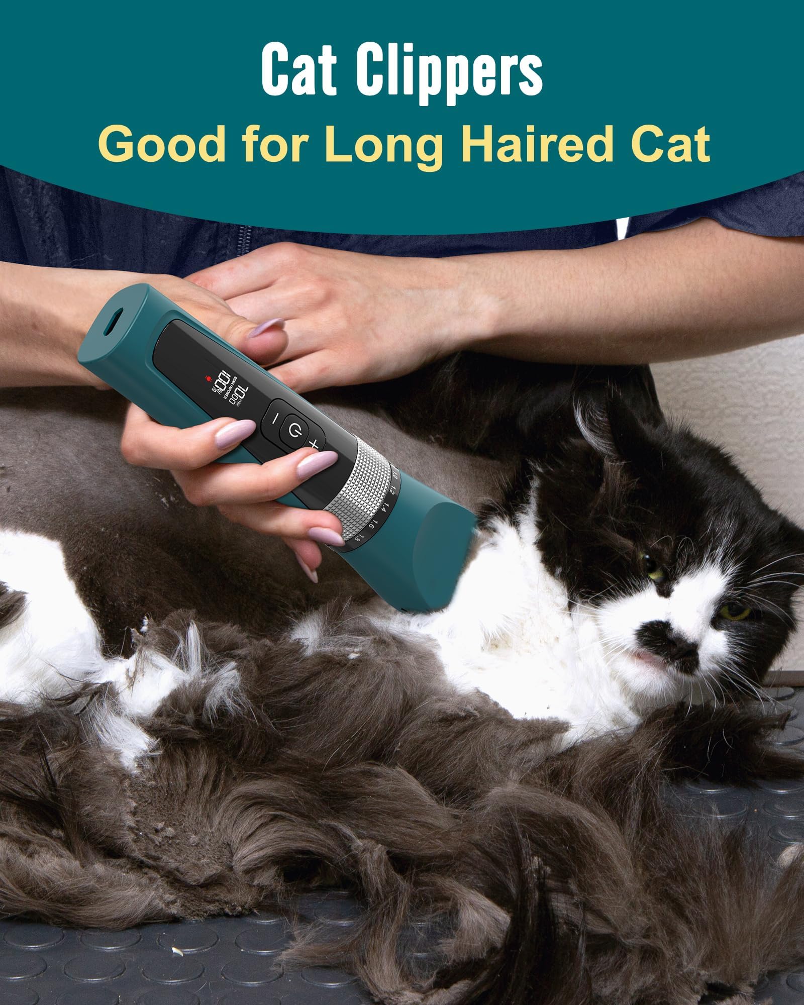 oneisall cordless pet shaver in use for convenient home grooming