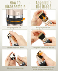 oneisall detachable blades enable easy changes and cleaning