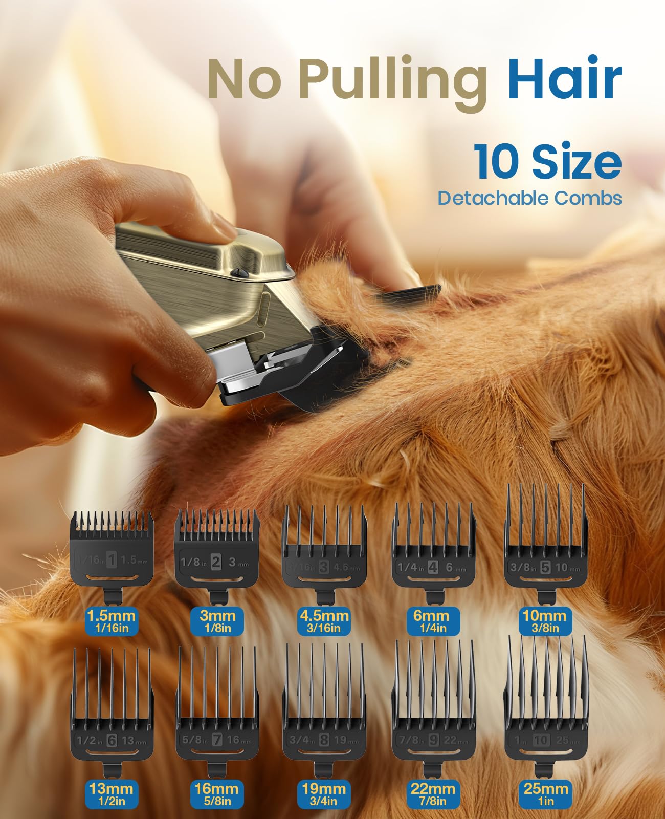 oneisall dog clippers cordless design for indoor and outdoor use.