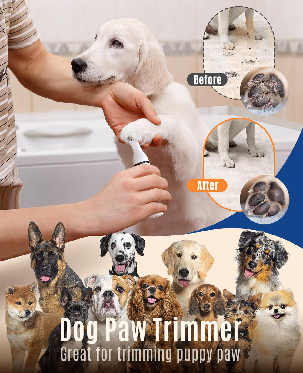 oneisall dog clippers ear eye trim shows detailed work around eyes and ears