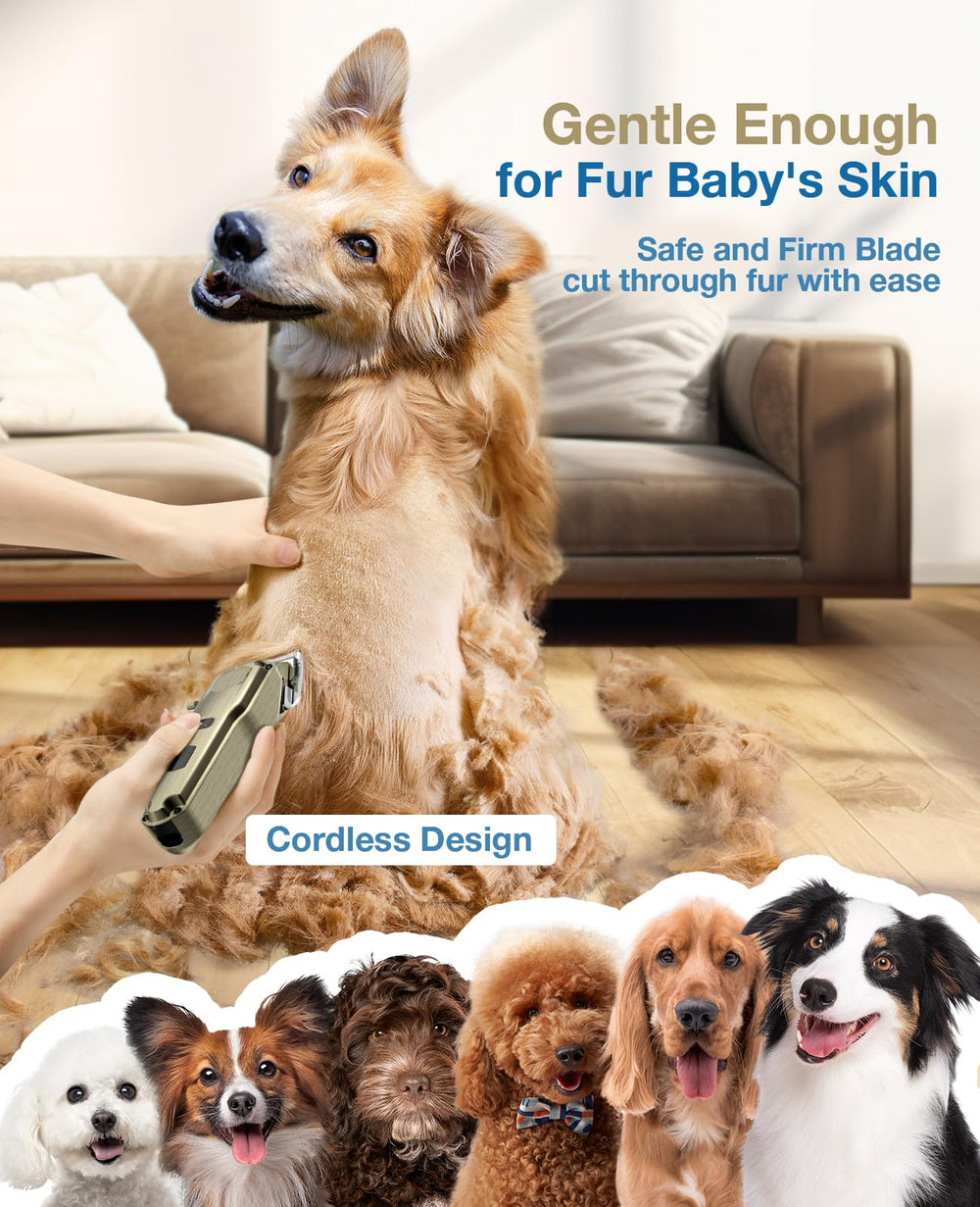 oneisall dog clippers IPX7 waterproof for easy cleaning.
