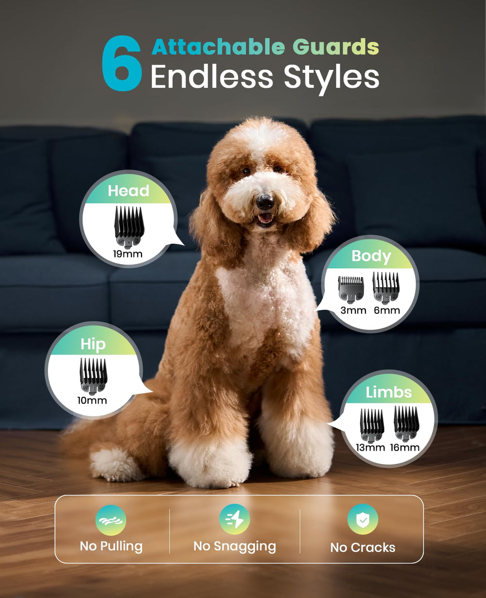 oneisall dog clippers led battery meter for remaining charge visibility