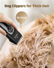 oneisall dog clippers low-noise design delivers calm grooming sessions