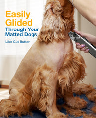 Oneisall dog clippers emit gentle sound to reduce stress during grooming