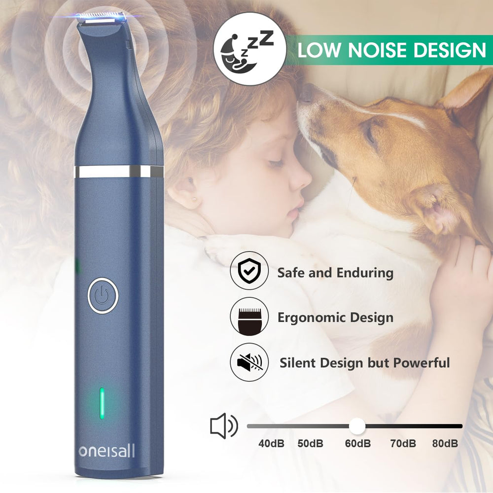 oneisall dog clippers teal blades for versatile grooming