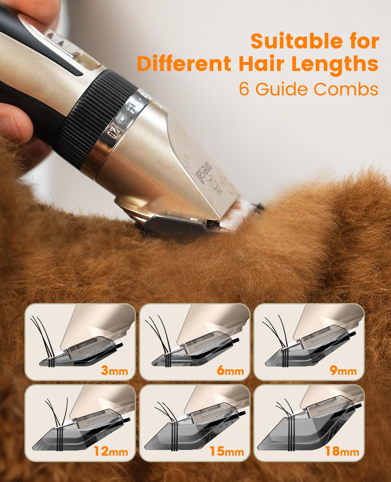 Oneisall clippers USB rechargeable for cordless grooming sessions