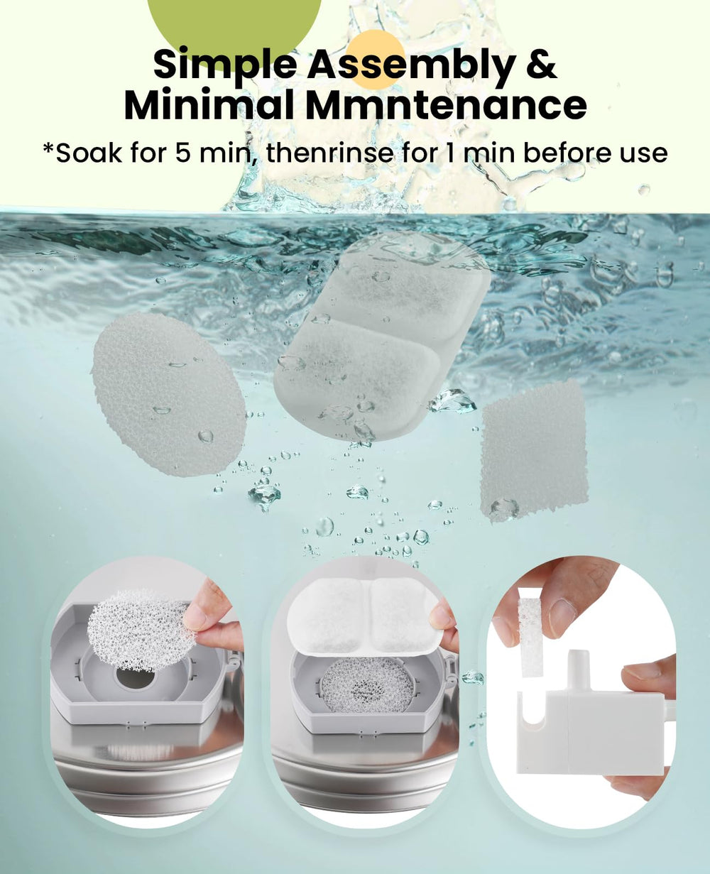 oneisall dog fountain pump operates quietly for undisturbed rest