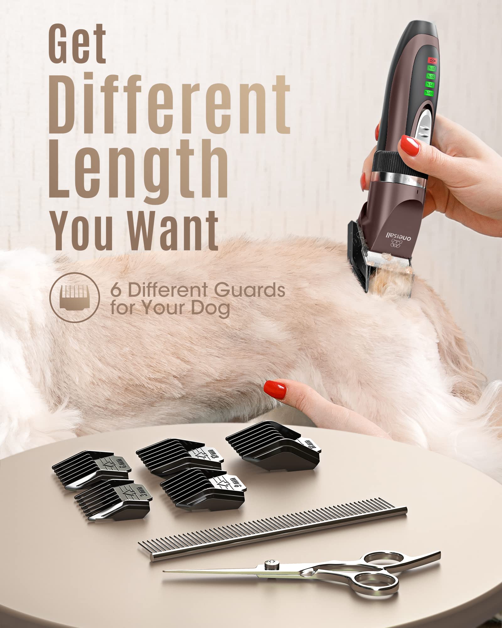 Oneisall Dog Grooming in Action showcasing efficient trimming on pets.