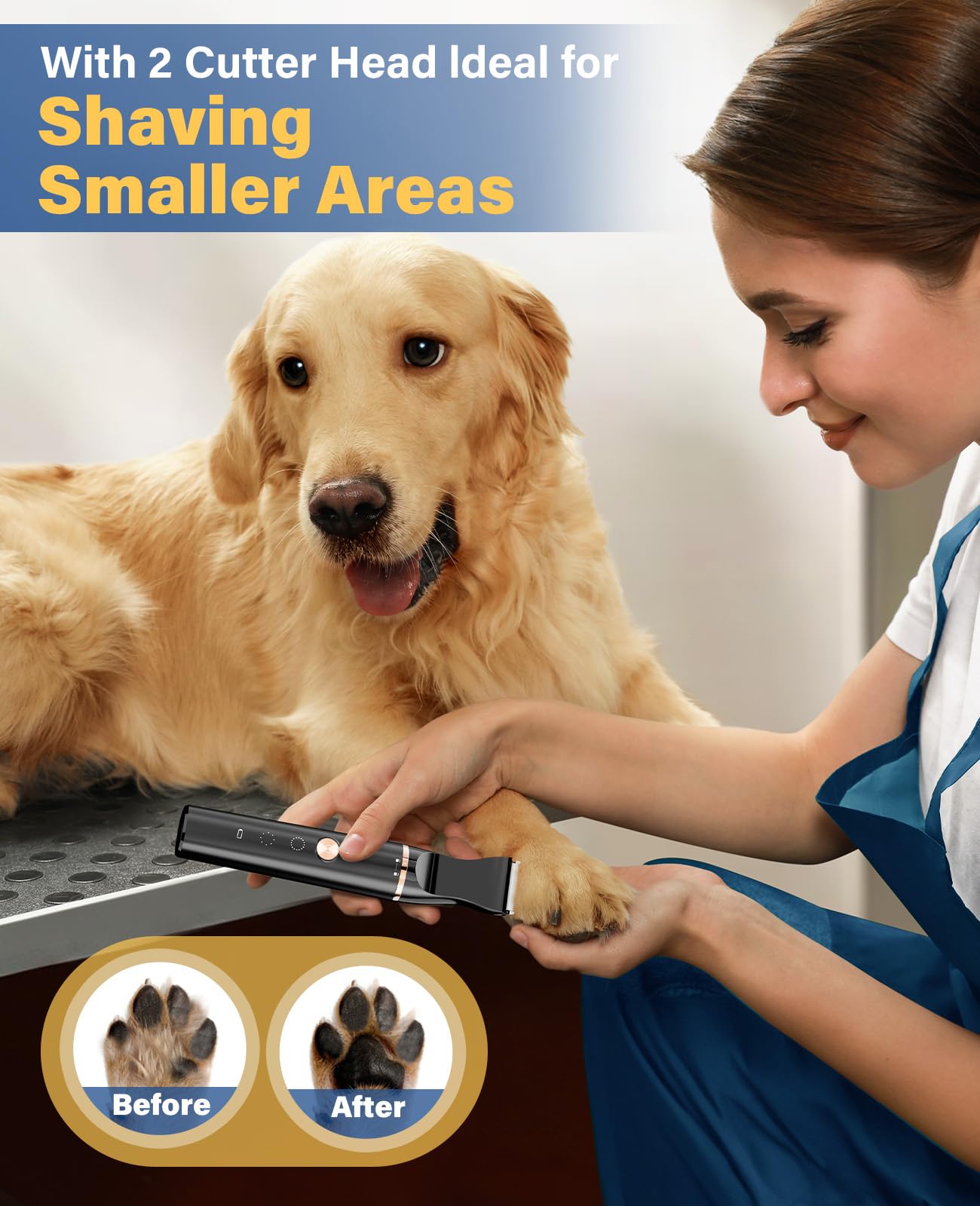 Oneisall dog grooming kit guide combs 6pc for versatile hair lengths