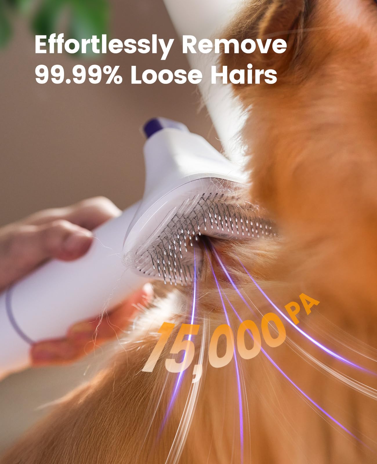 oneisall dog grooming vacuum kit attachments pack enables versatile surface cleaning