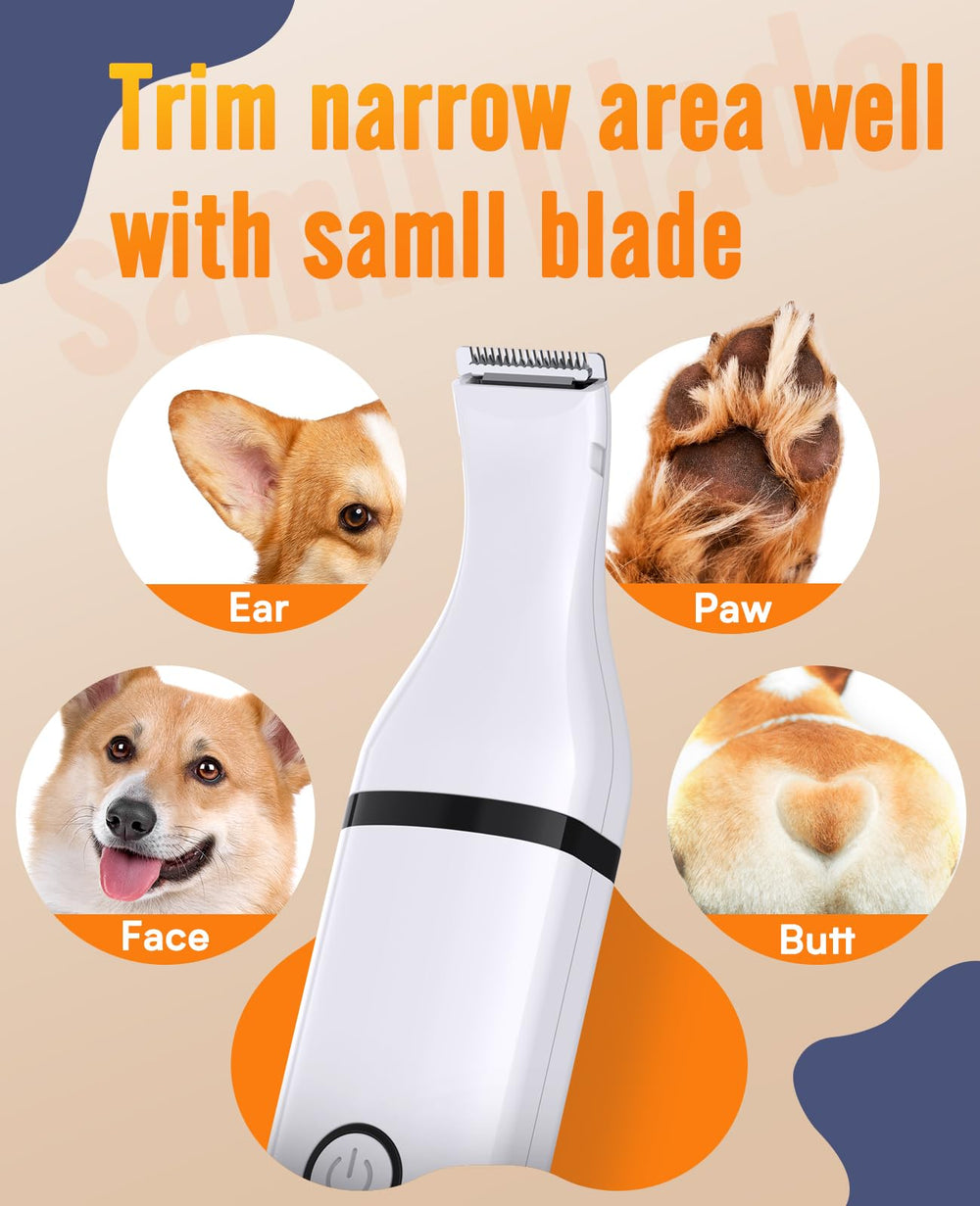Oneisall Dog Paw Trimmer battery life supports up to 120 minutes of use.