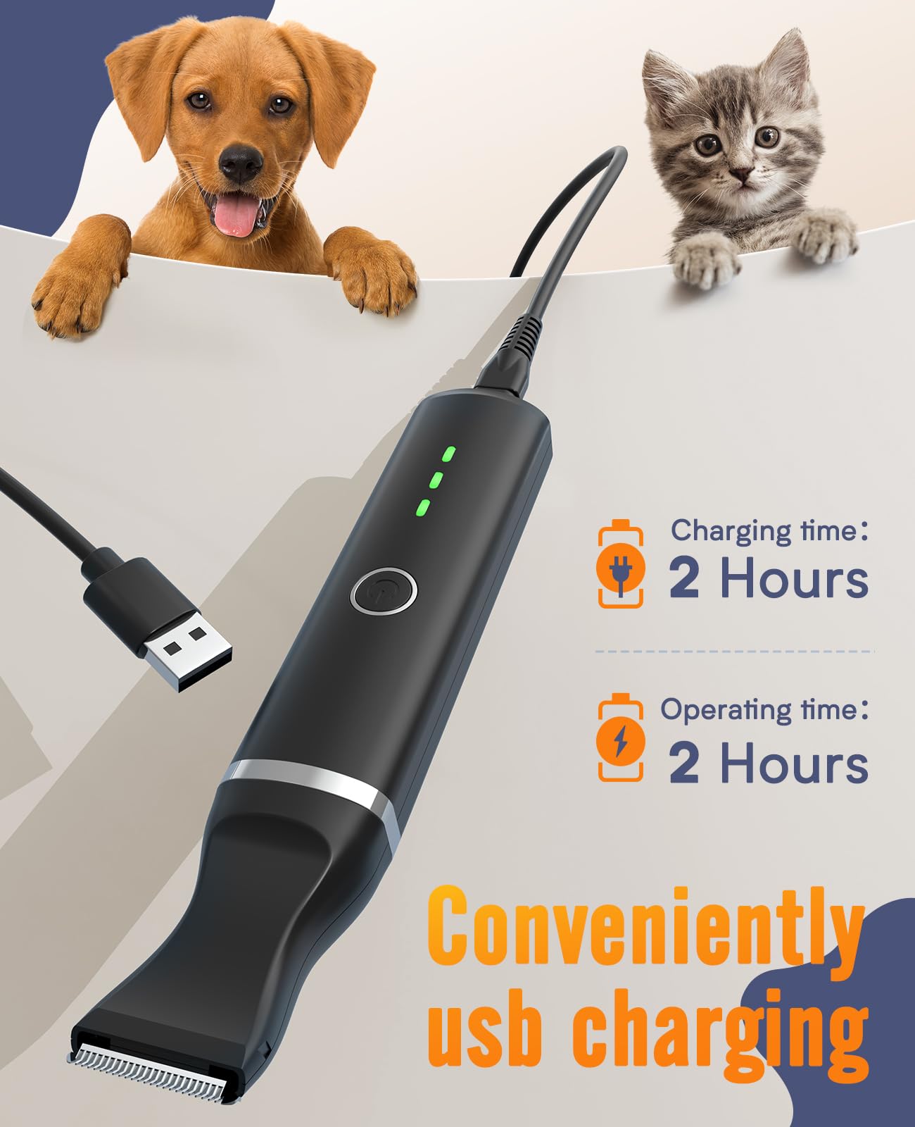 oneisall easy-clean detachable blades simplify maintenance.