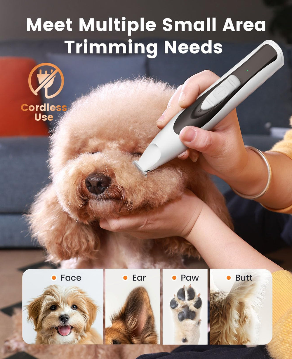 oneisall ergonomic-handle enables comfortable sessions during paw care