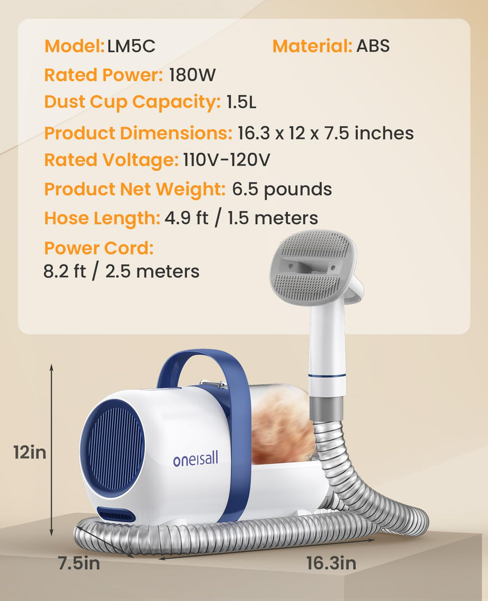 Oneisall home grooming session enables quick, tidy grooming at home.