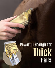 Oneisall horse clippers with two-speed control for thick coats and mane work.