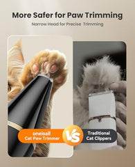 Oneisall low-noise operation reduces pet stress during sessions.