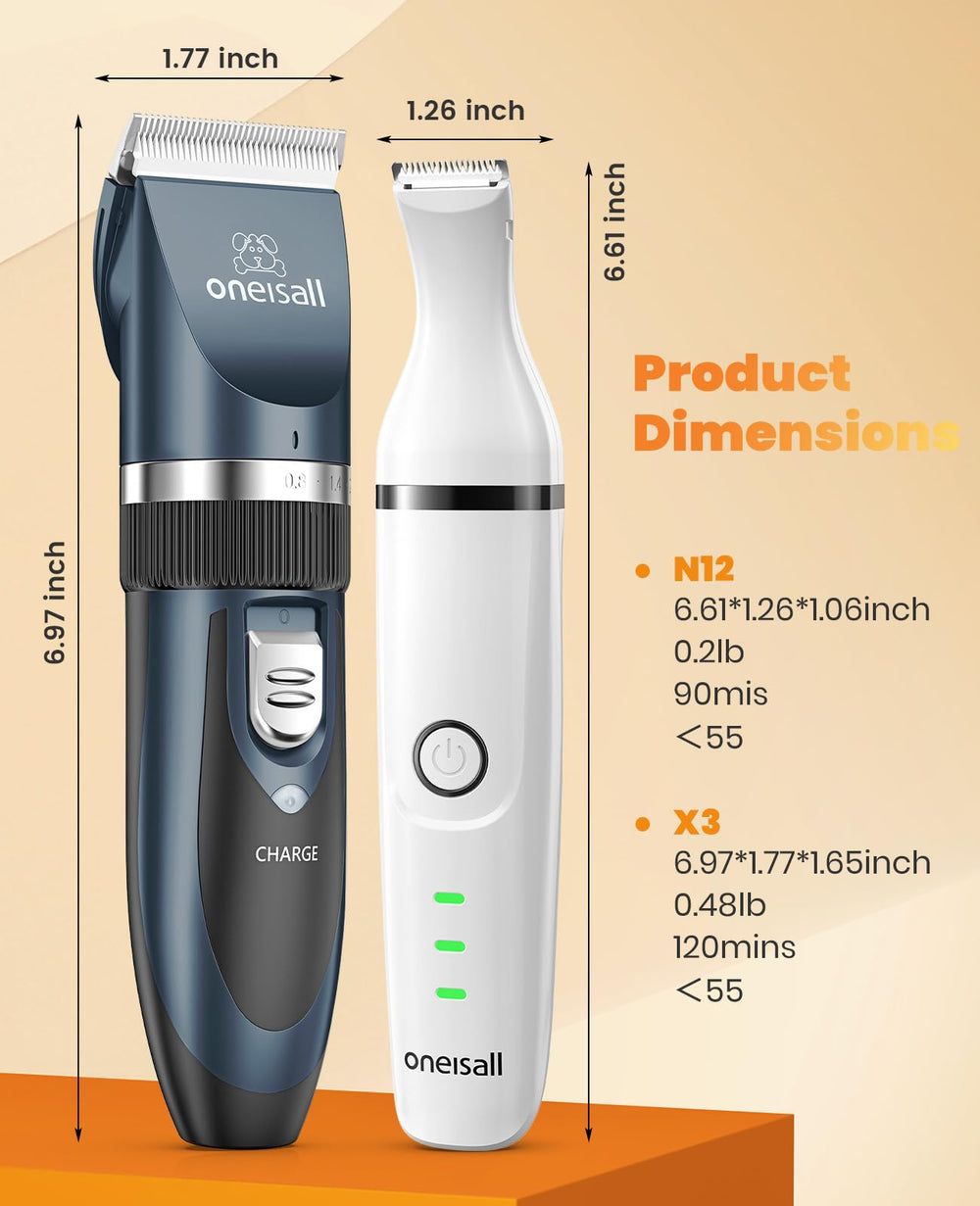 oneisall paw trimmer in action for gentle paw trimming