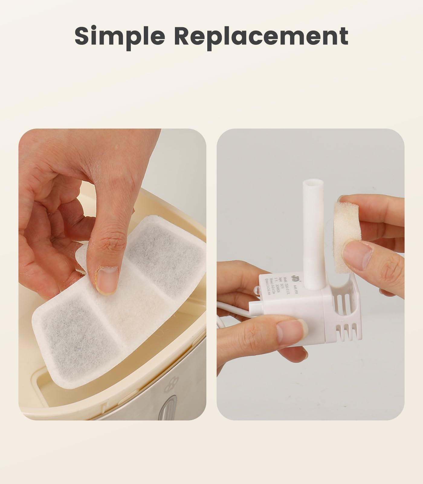 Oneisall PW04 replacement filters packaging highlighting six-pack value