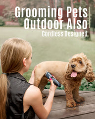Oneisall rechargeable cordless pet clippers for on-the-go grooming