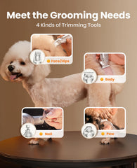 Oneisall small dog clippers with low-noise operation for stress-free sessions