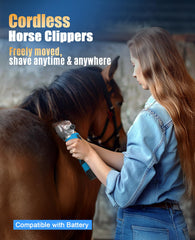 Oneisall spare battery for horse clippers ensures longer grooming sessions.