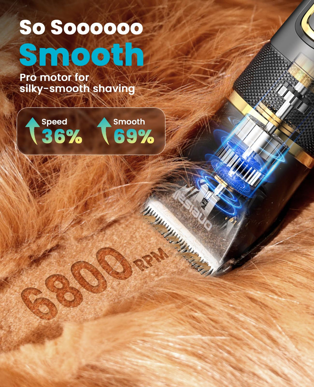 Oneisall titanium-ceramic blade close-up for sharp, safer grooming.