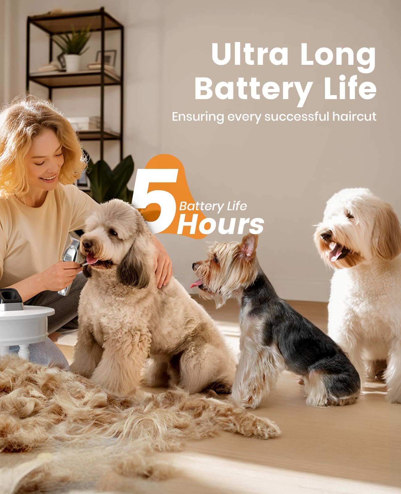 Oneisall two speeds display for tailored grooming performance.