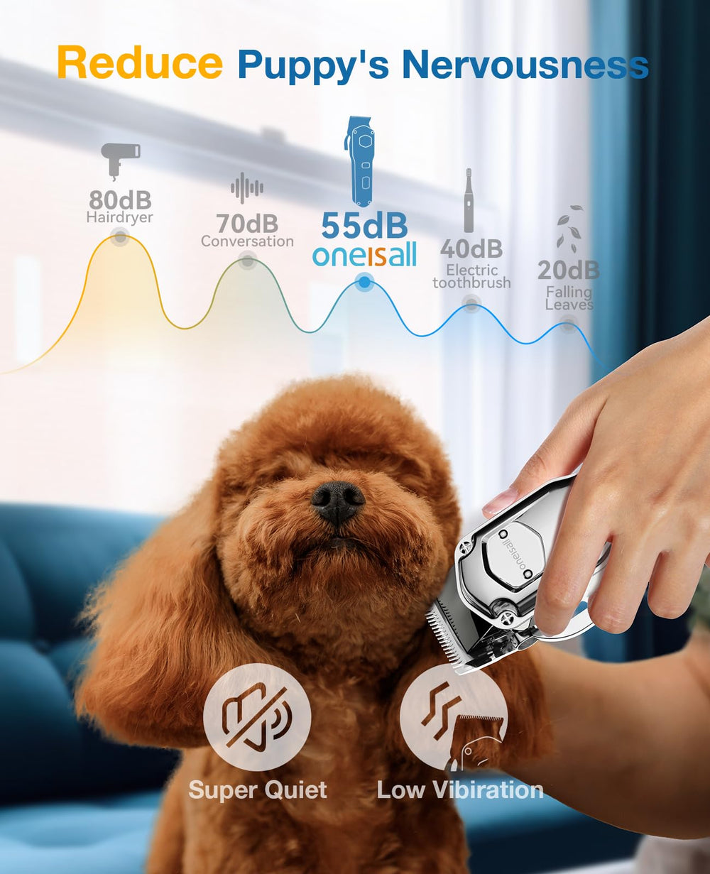 Oneisall USB charging enables quick recharges for longer grooming sessions