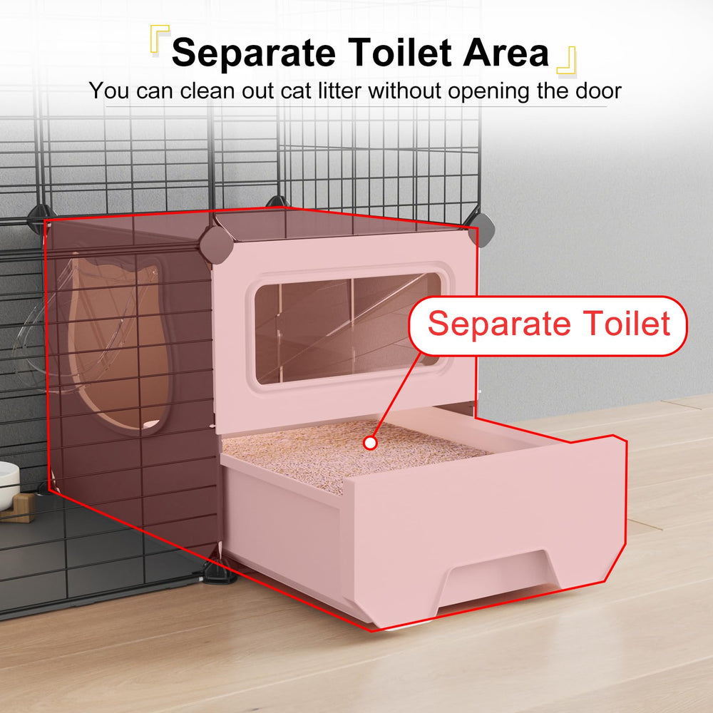 Oneluck detachable metal wire kennel for easy transport