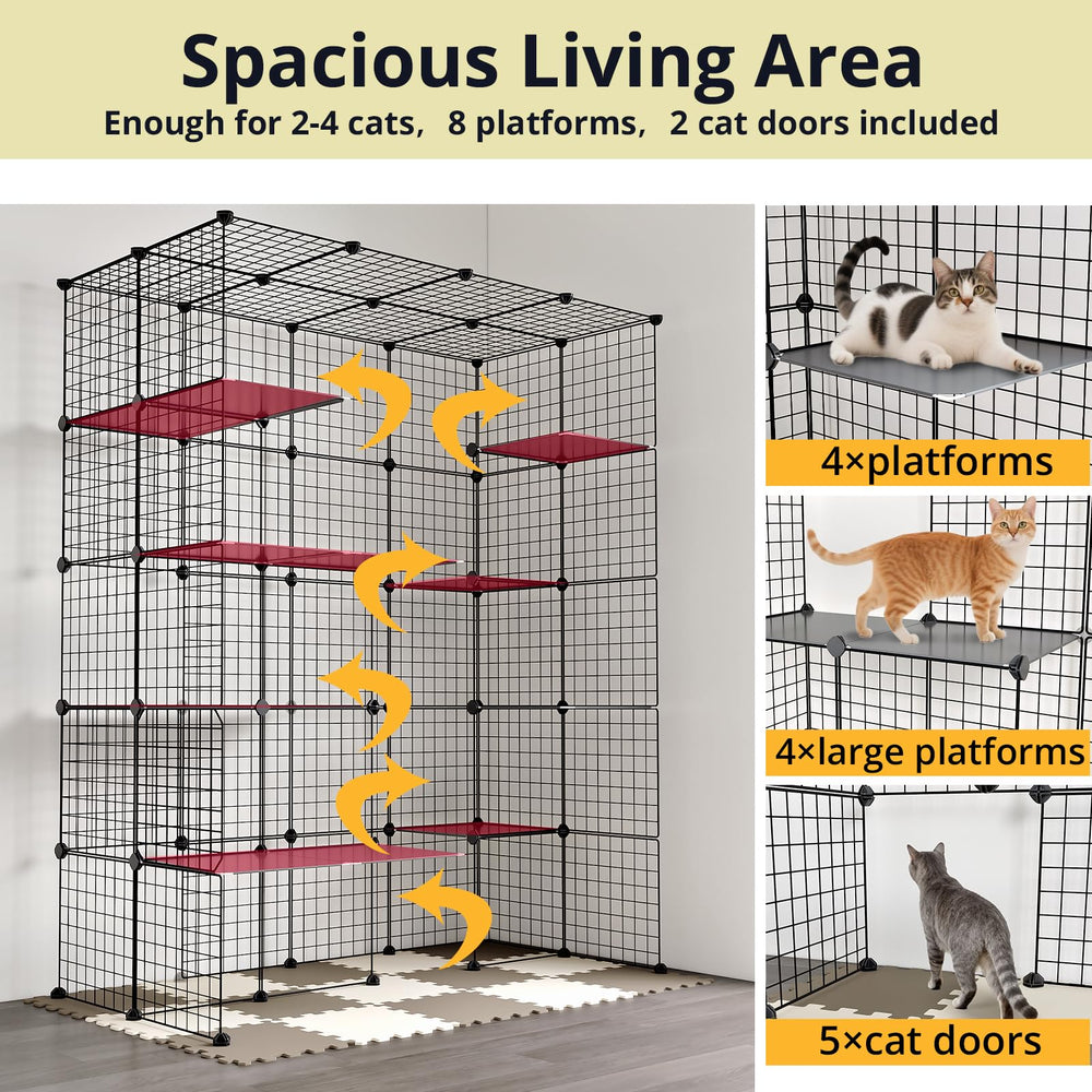 Oneluck DIY panel layout demonstrating easy room-fitting configuration