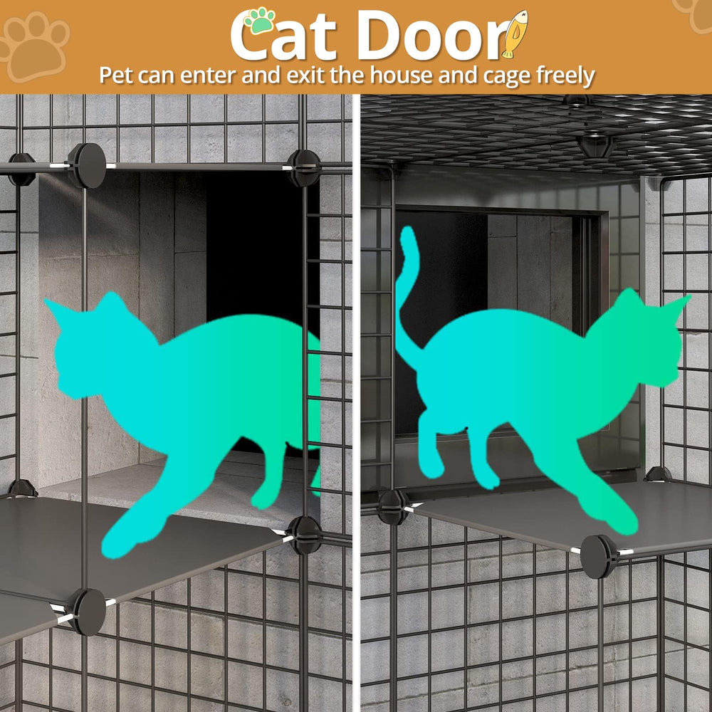 Oneluck balcony setting image emphasizing sunlit lounging and outdoor enrichment for cats.