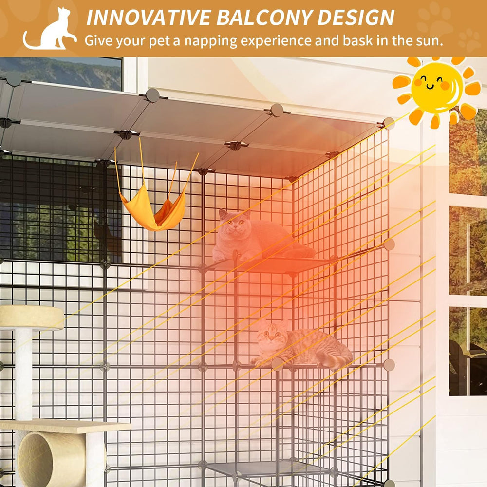 Oneluck detachable wire kennel with reinforced frame for a stable exercise space.