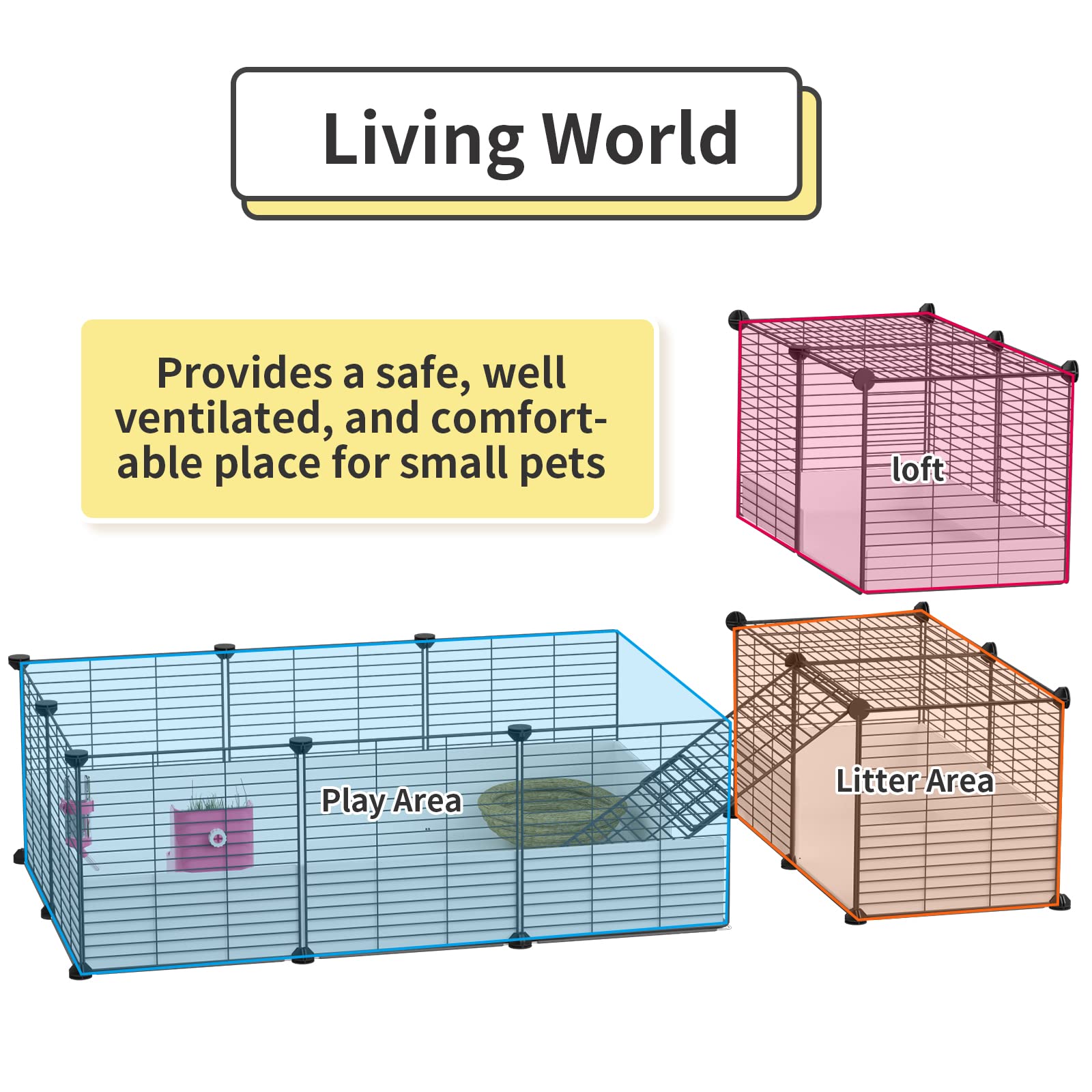 Oneluck dual habitat layout enabling flexible space sharing