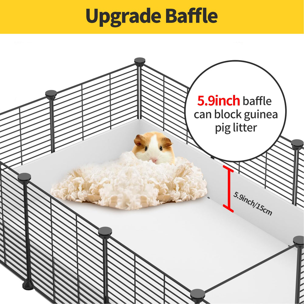 Oneluck litter baffle helps contain bedding and reduce mess
