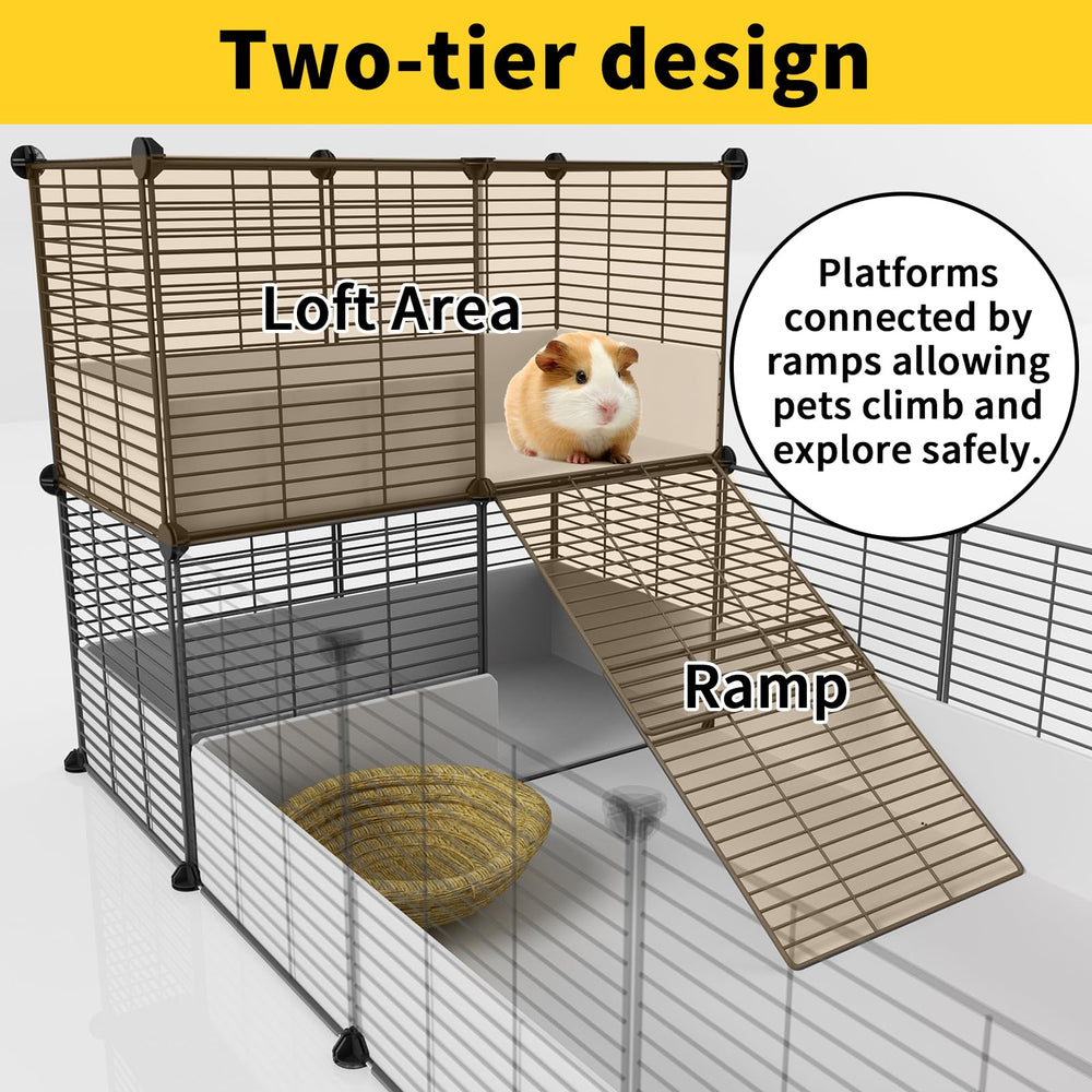 Oneluck textured surface cage floor providing traction for tiny feet