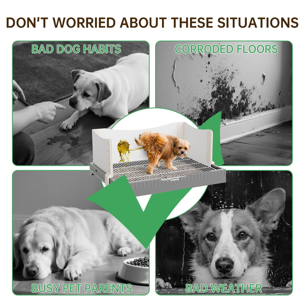 Oneluck high walls and elevated edges protect floors and furniture