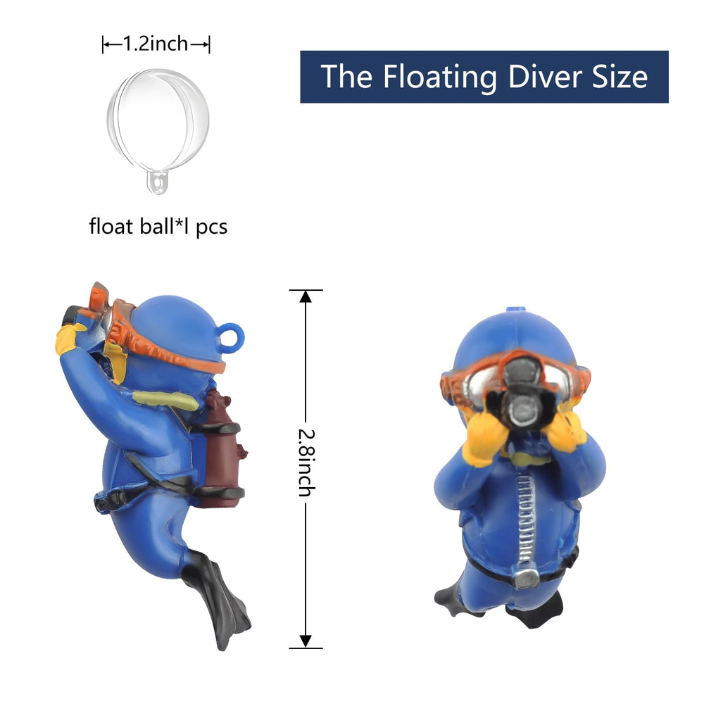 onesimcr aquarium-diver-adjustable-position lets you set ideal depth