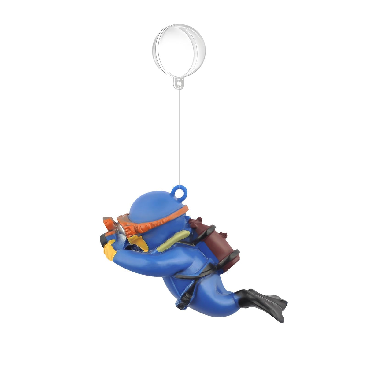 onesimcr floating-diver-decor brightens any aquarium and invites curiosity
