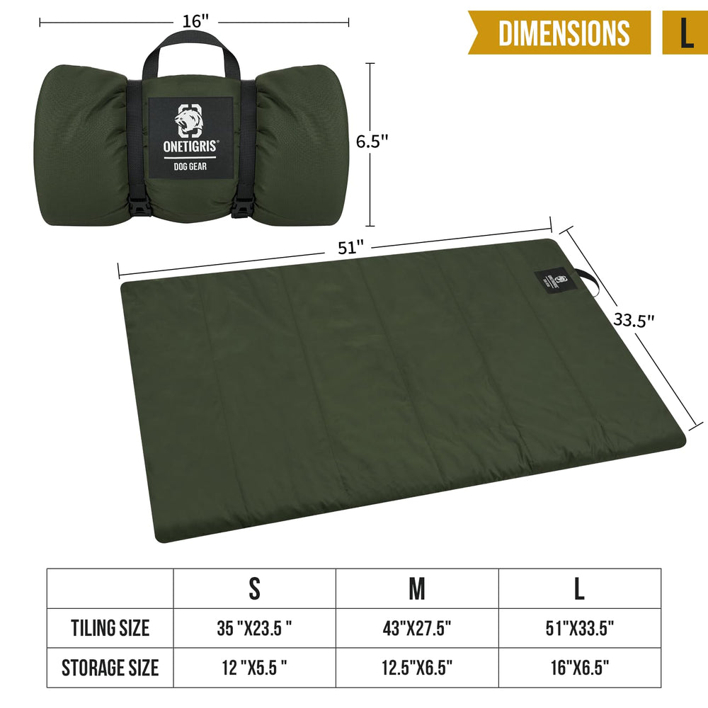 ONETIGRIS dog bed soft padding supports pets with plush comfort.