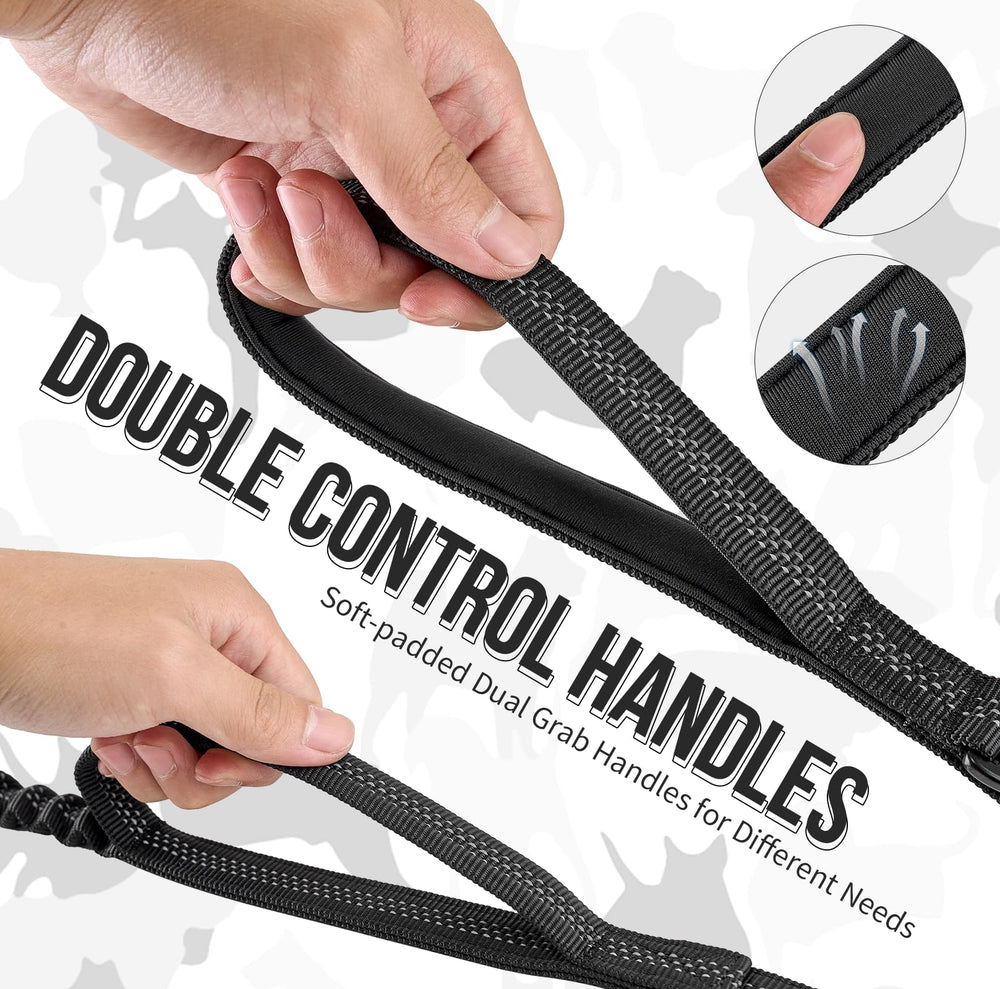OneTigris aluminum carabiner securing the leash to prevent escapes.