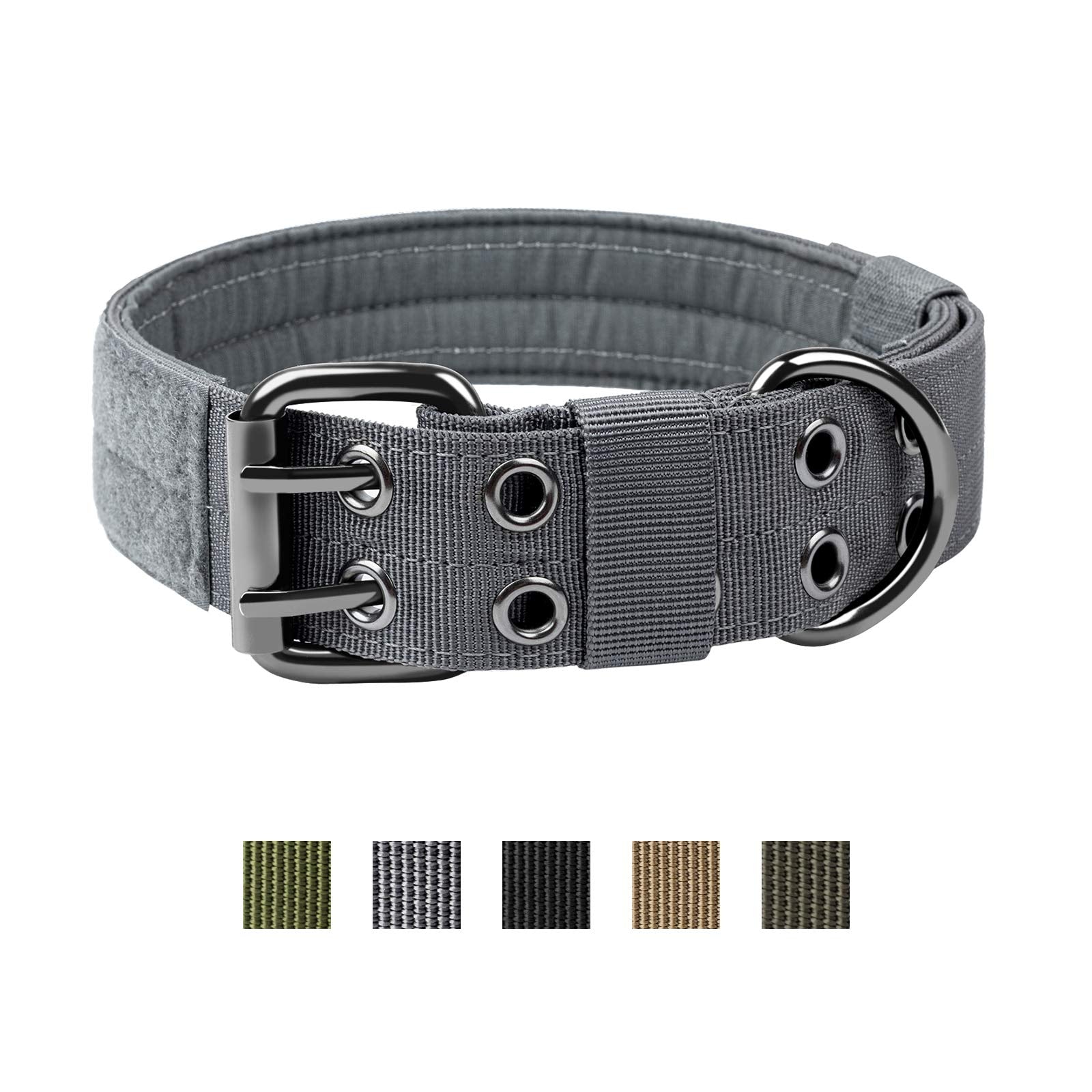 OneTigris dog collar in action during a walk, offering safety and comfort.