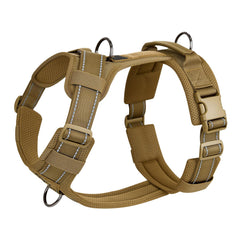 ONETIGRIS dog harness front view shows secure fit for confident daily walks