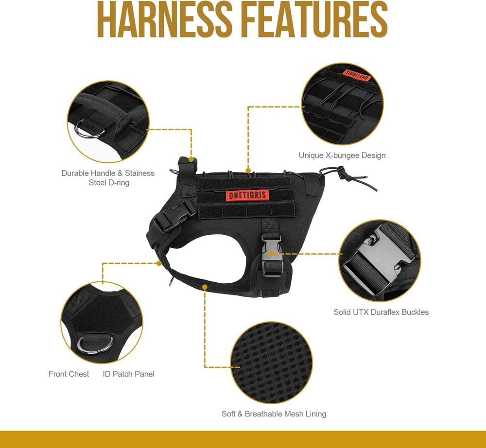 OneTigris Fire Watcher harness quick-release buckles enable easy on/off