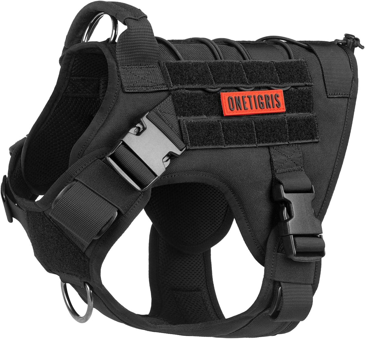OneTigris Fire Watcher harness top view shows padded comfort for extended patrols