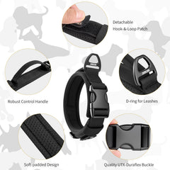 OneTigris dual clips and tag loop keep leash and ID tags secure during outings