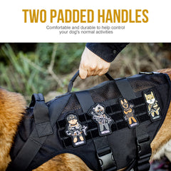 ONETIGRIS No Pull harness side mesh close-up highlights breathable fabric for comfort.